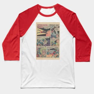 Retro Comic Ads Baseball T-Shirt